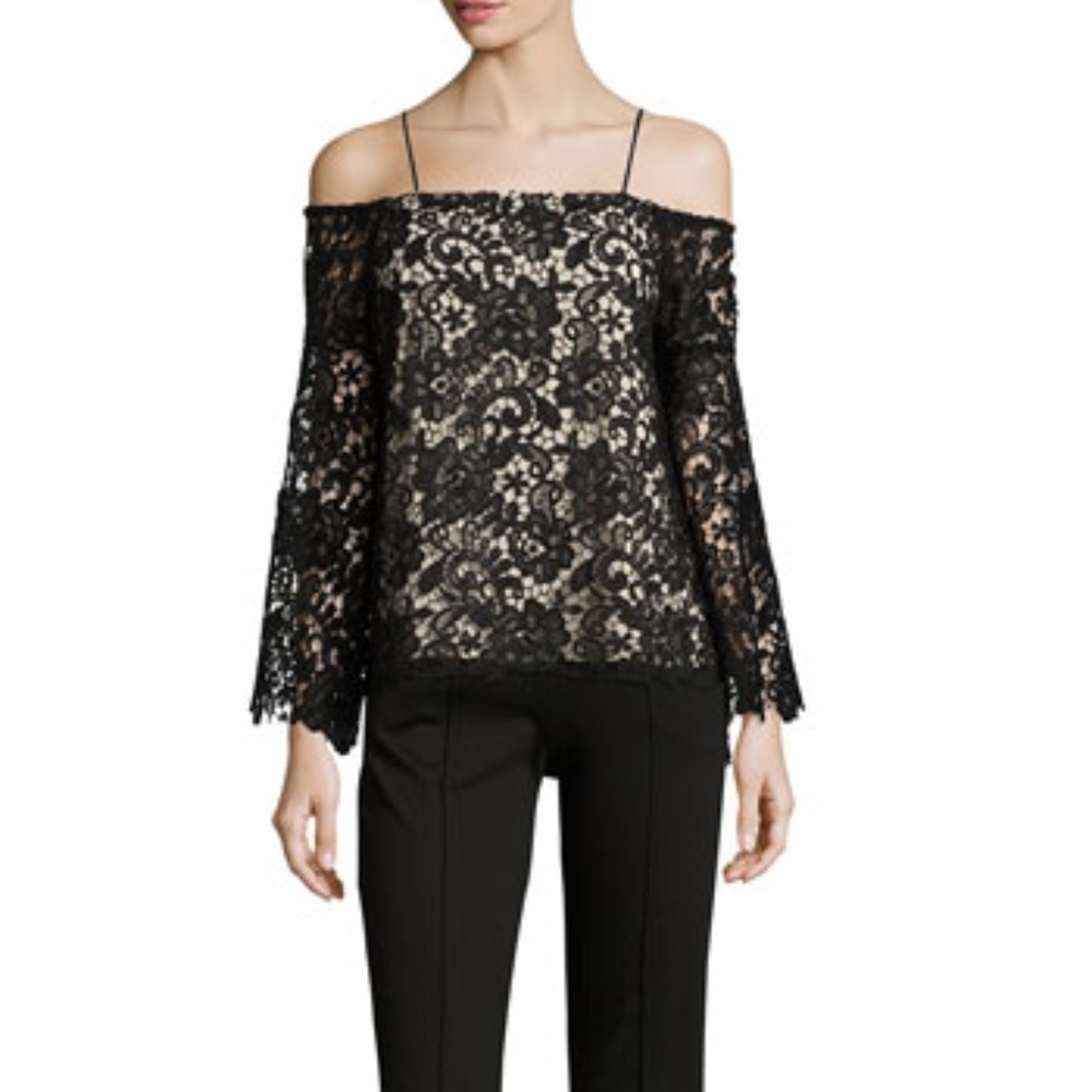 Prena Off-the-shoulder Lace Top